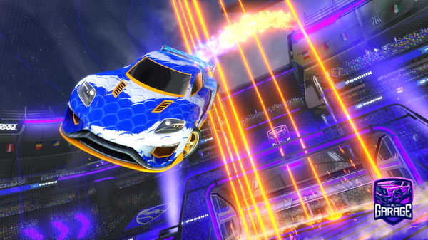 A Rocket League car design from Calcaware