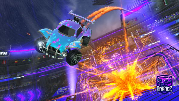 A Rocket League car design from PrendTesBallles