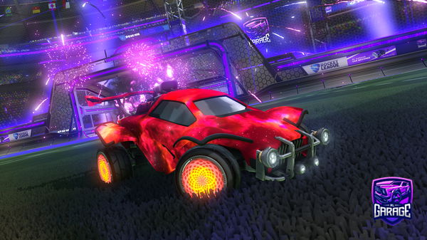 A Rocket League car design from INFCosmic