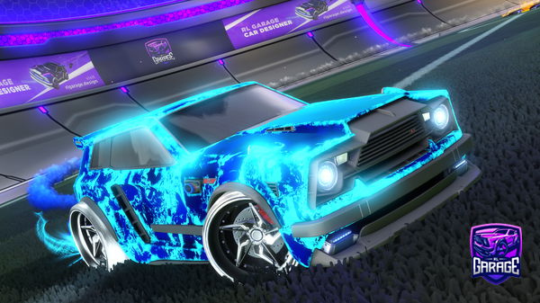 A Rocket League car design from Alezitalian