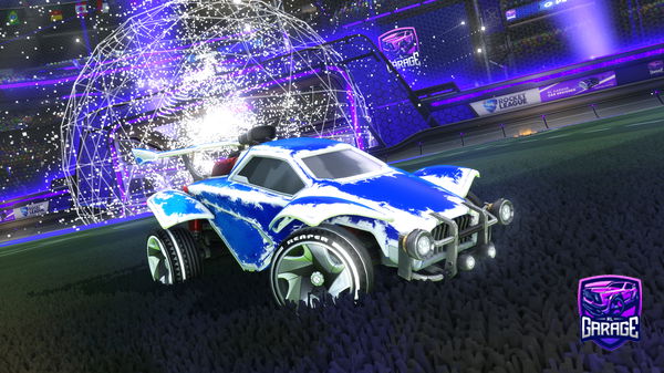 A Rocket League car design from KGBOT