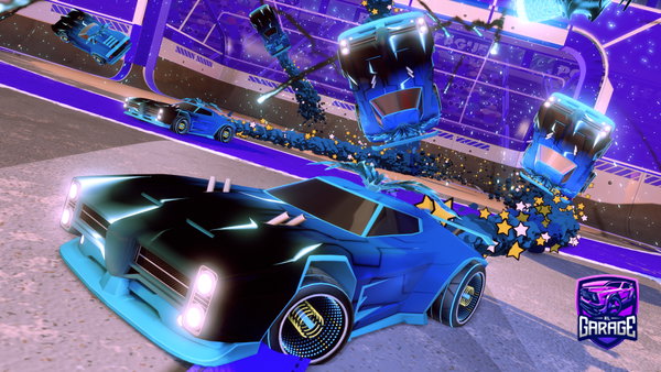 A Rocket League car design from Waakyy