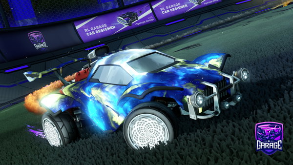 A Rocket League car design from cazhlo