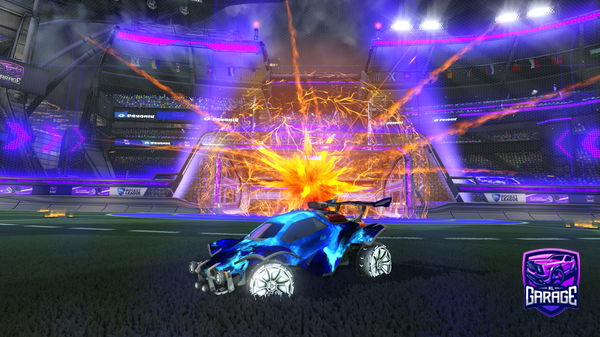 A Rocket League car design from Om1nousBot