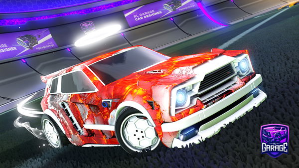 A Rocket League car design from Yacinedz