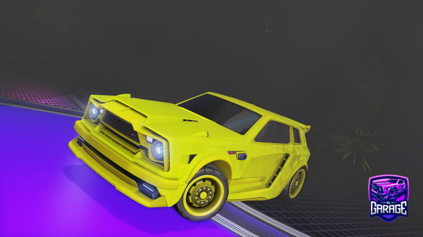 A Rocket League car design from IndigoLambo