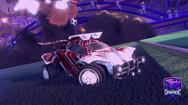 A Rocket League car design from Moonbqtter