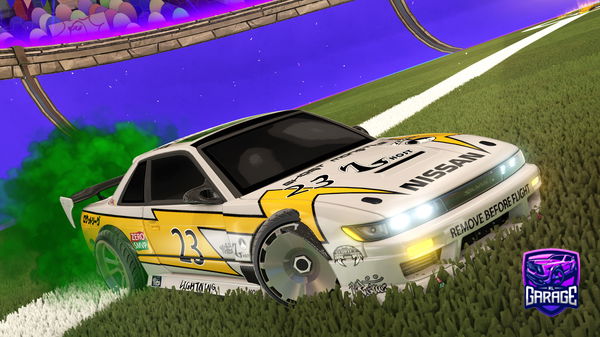 A Rocket League car design from RocketSus