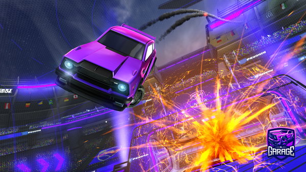 A Rocket League car design from Sambousa_w_3ds