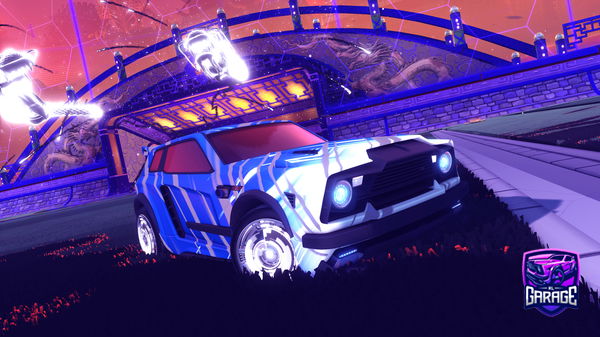 A Rocket League car design from CatOnFire_
