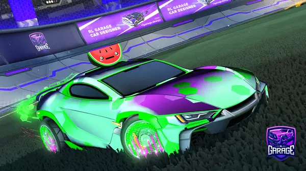 A Rocket League car design from BlackoutTx