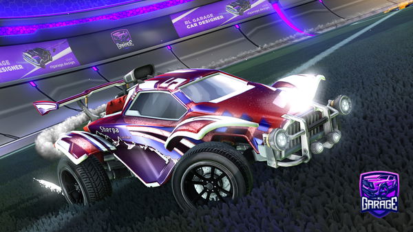 A Rocket League car design from NipaPaul