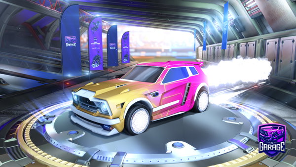 A Rocket League car design from MeggySpletzer