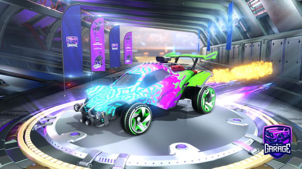A Rocket League car design from Dxgital