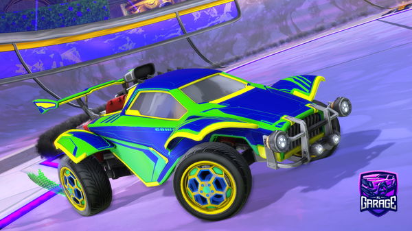 A Rocket League car design from ProfessorFrizzle