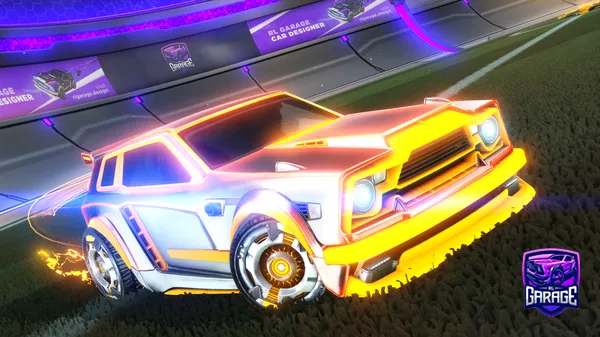 A Rocket League car design from ticarbide