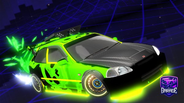 A Rocket League car design from Phantomlayerslay