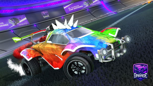 A Rocket League car design from Lucky-lewis123