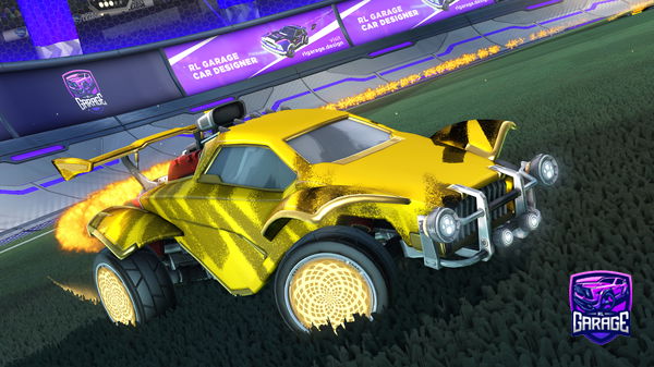 A Rocket League car design from Skib____