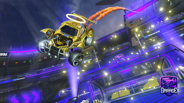 A Rocket League car design from Paintedshark