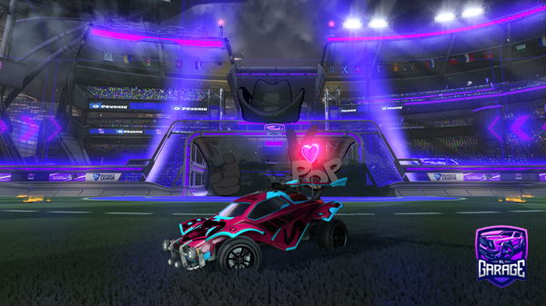 A Rocket League car design from DarkMist182