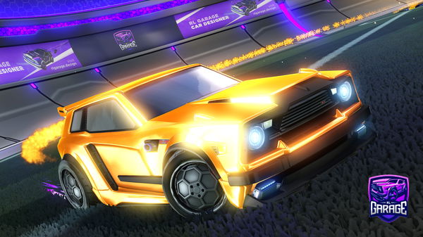 A Rocket League car design from SW1FT-