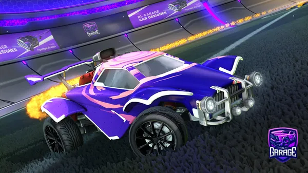 A Rocket League car design from Cayos09