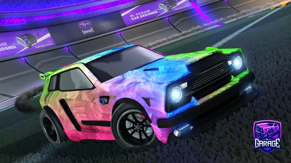 A Rocket League car design from vicRL