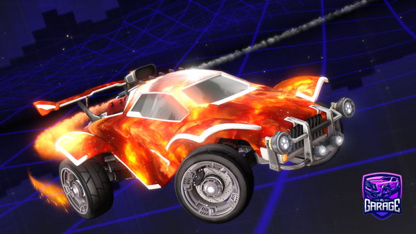 A Rocket League car design from Vpolox99