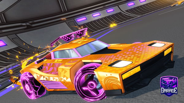 A Rocket League car design from dextertheo