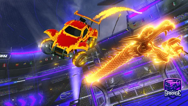 A Rocket League car design from mentogang