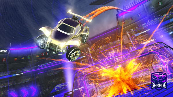 A Rocket League car design from RAMEZV