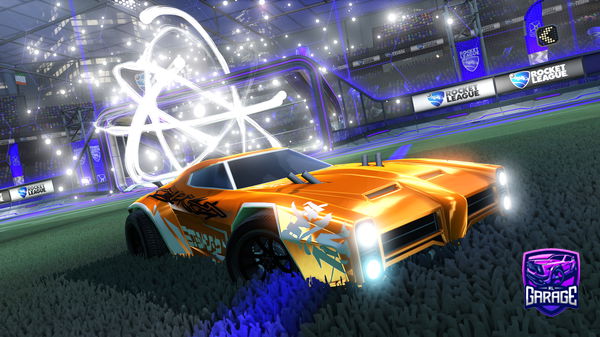 A Rocket League car design from Glop18