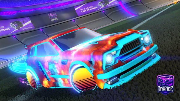A Rocket League car design from Roachey