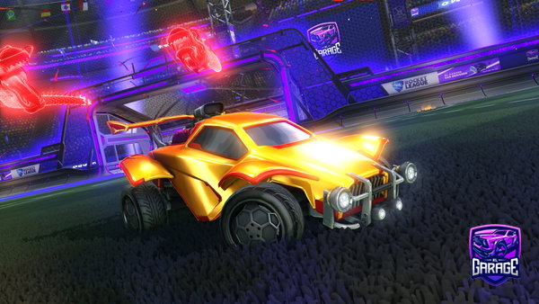 A Rocket League car design from Hopster9