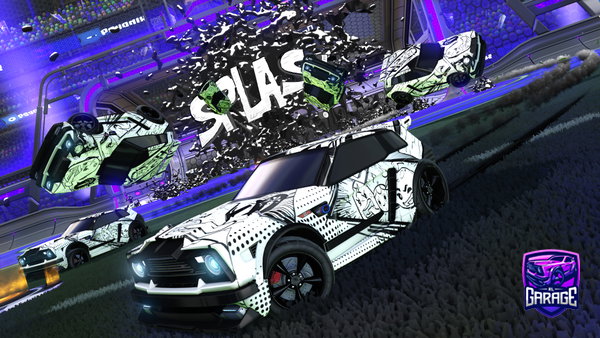 A Rocket League car design from wixl