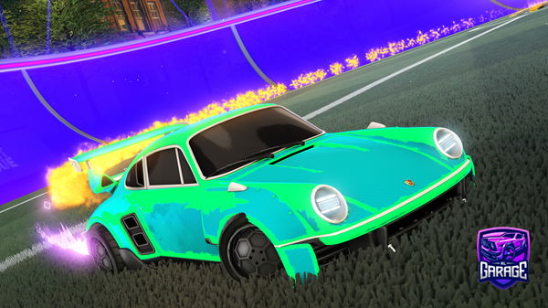 A Rocket League car design from Blu3stormz