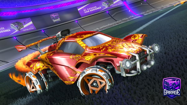 A Rocket League car design from danbow88