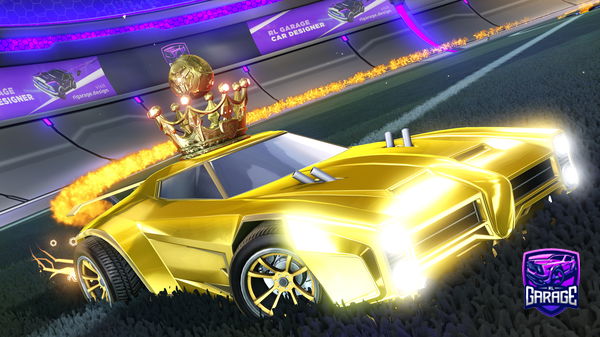 A Rocket League car design from VAZR-BK