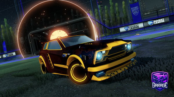 A Rocket League car design from WoLfGaNg1