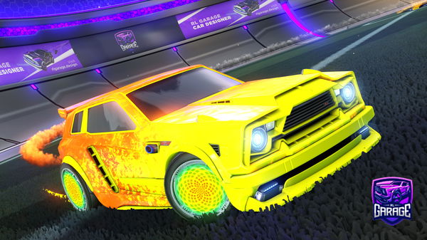 A Rocket League car design from lukanard