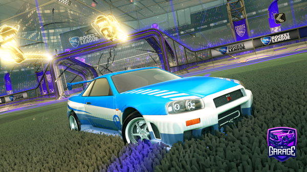 A Rocket League car design from Bruv_ae