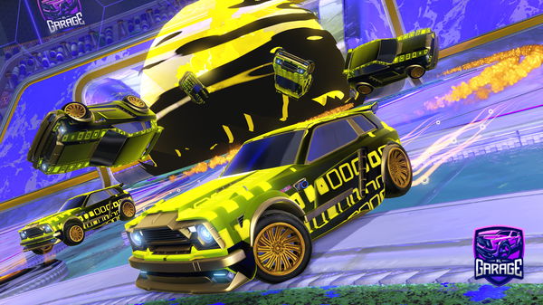 A Rocket League car design from hectomekar