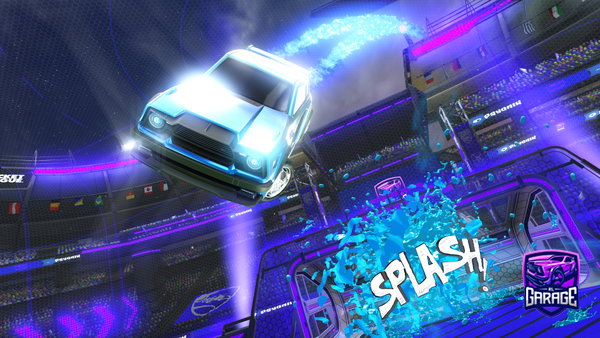 A Rocket League car design from Sharksights