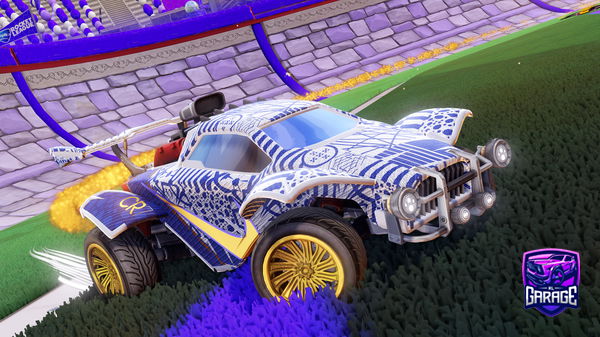 A Rocket League car design from JointBeetle897