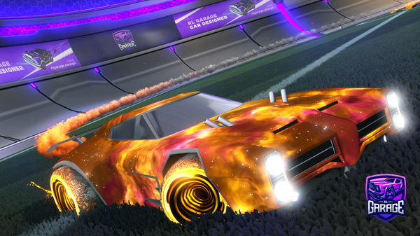 A Rocket League car design from KitOver