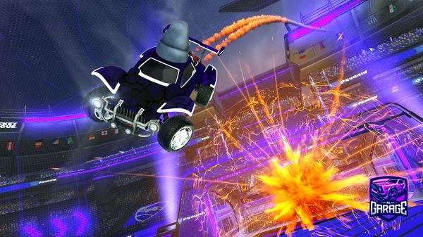 A Rocket League car design from gdone11