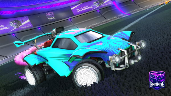 A Rocket League car design from det4646