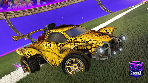 A Rocket League car design from xxwilzaxx