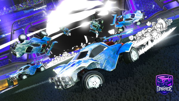 A Rocket League car design from StillGalactical